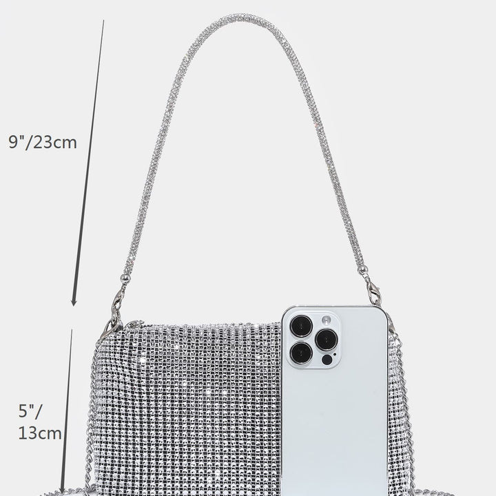 Bolsa Strass Mini Brilhante
