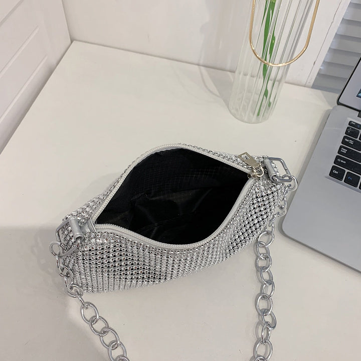 Bolsa Chain Brilho Minimalista