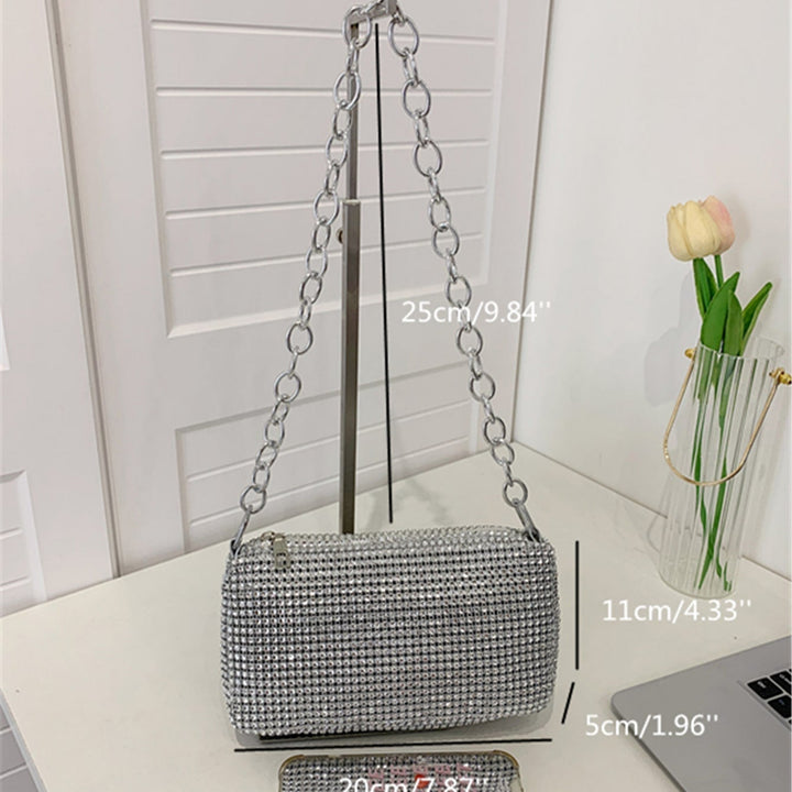 Bolsa Chain Brilho Minimalista