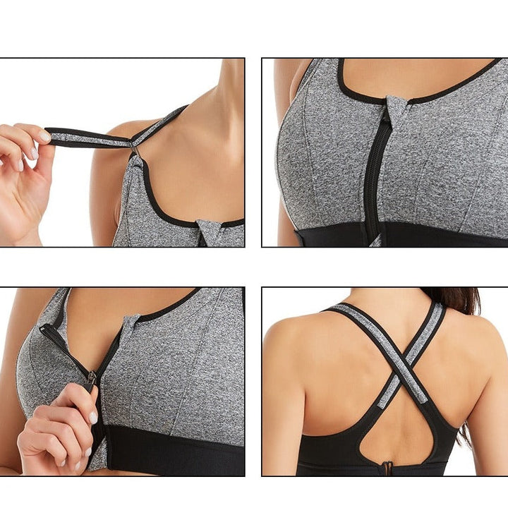 Top Fitness de Treino FitBra® Ajustável - Máxima Sustentação