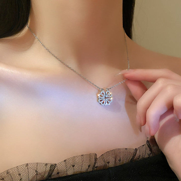 Colar Feminino Trevo Heart