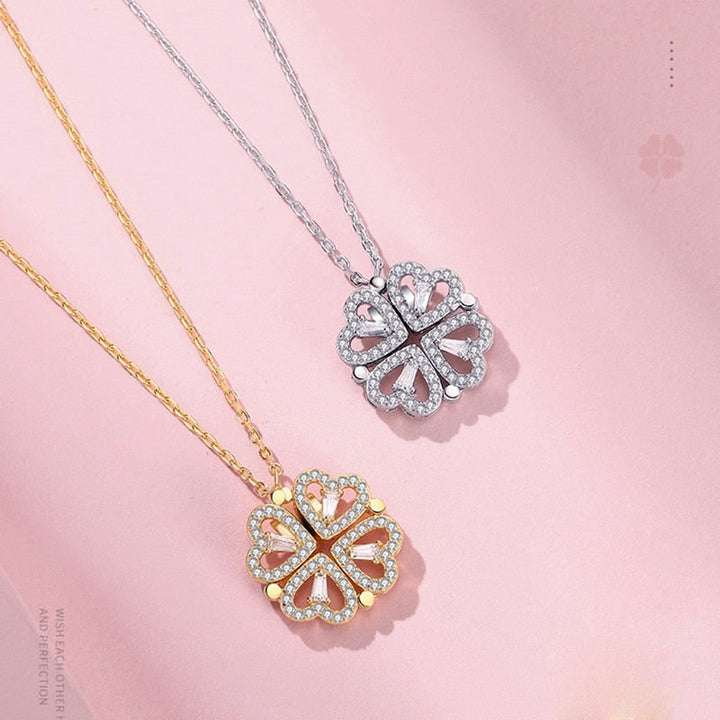 Colar Feminino Trevo Heart