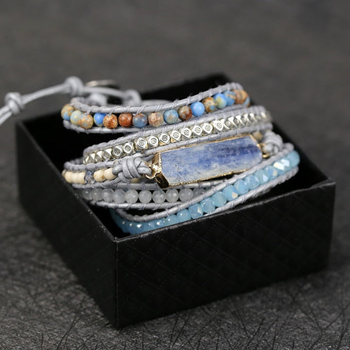 Pulseira Feminina Aura Azul