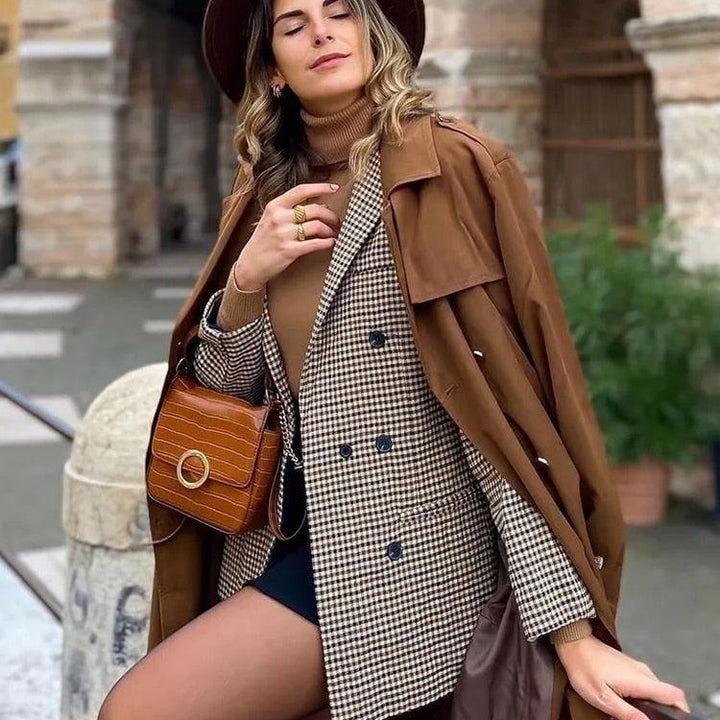 Blazer Xadrez Feminino