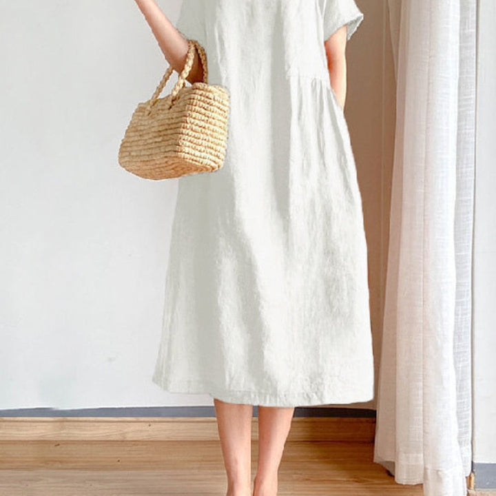 Vestido Soltinho Bella Senhorita™/ A Combinação Ideal de Conforto e Estilo.