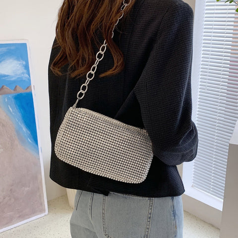 Bolsa Chain Brilho Minimalista