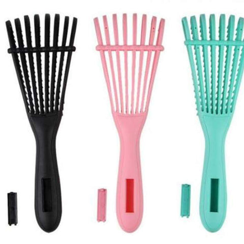 Escova de Cabelo Flexível - Cabelos Cacheados